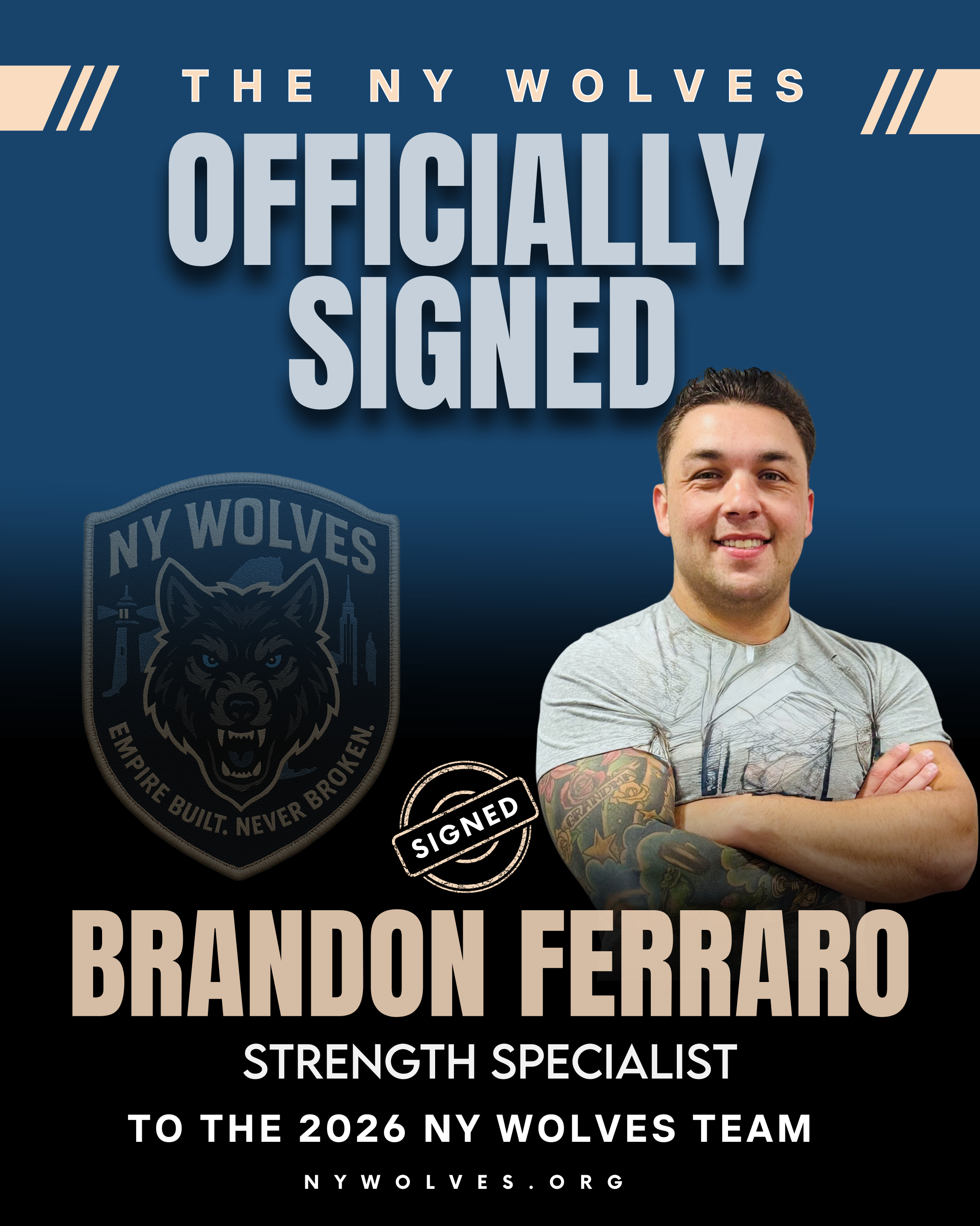 Sponsor Brandon Ferraro