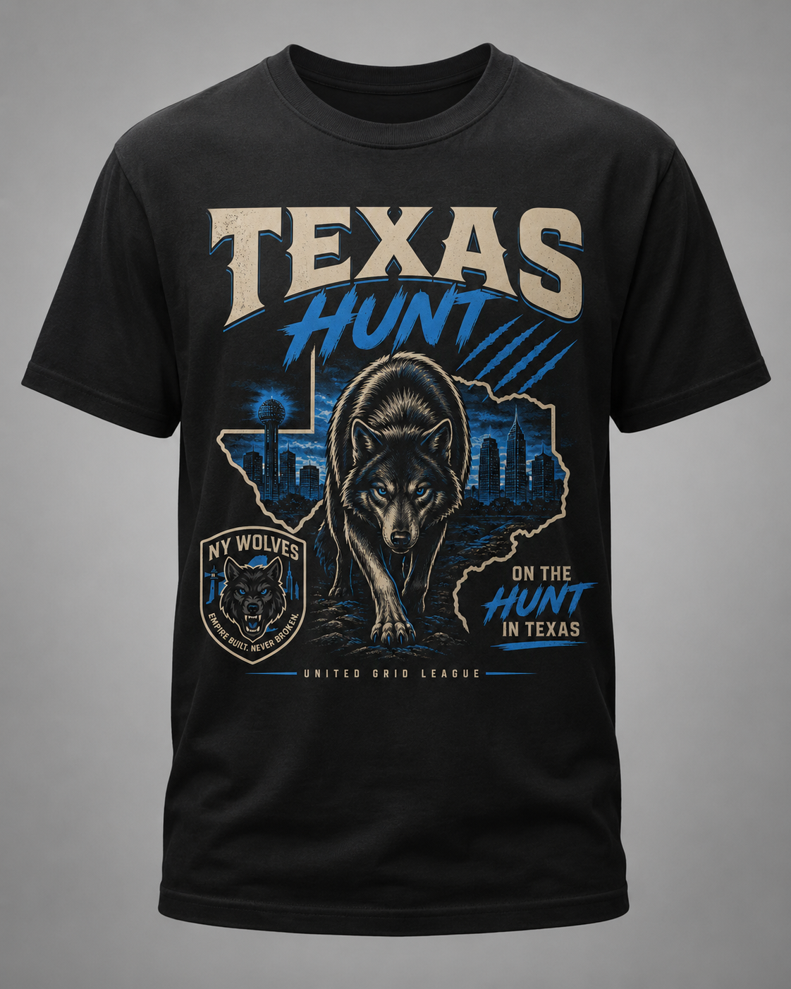 NY WOLVES HIT MESQUITE FAN SHIRT