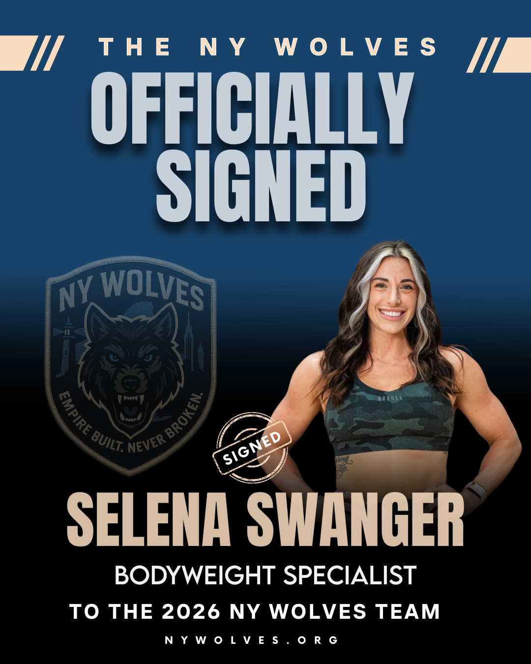 Sponsor Selena Swanger