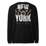 SHIELD LONG SLEEVE TEE | NY WOLVES x HWA | UNISEX
