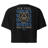 PAIN TO POWER CROP TEE | NY WOLVES x HWA